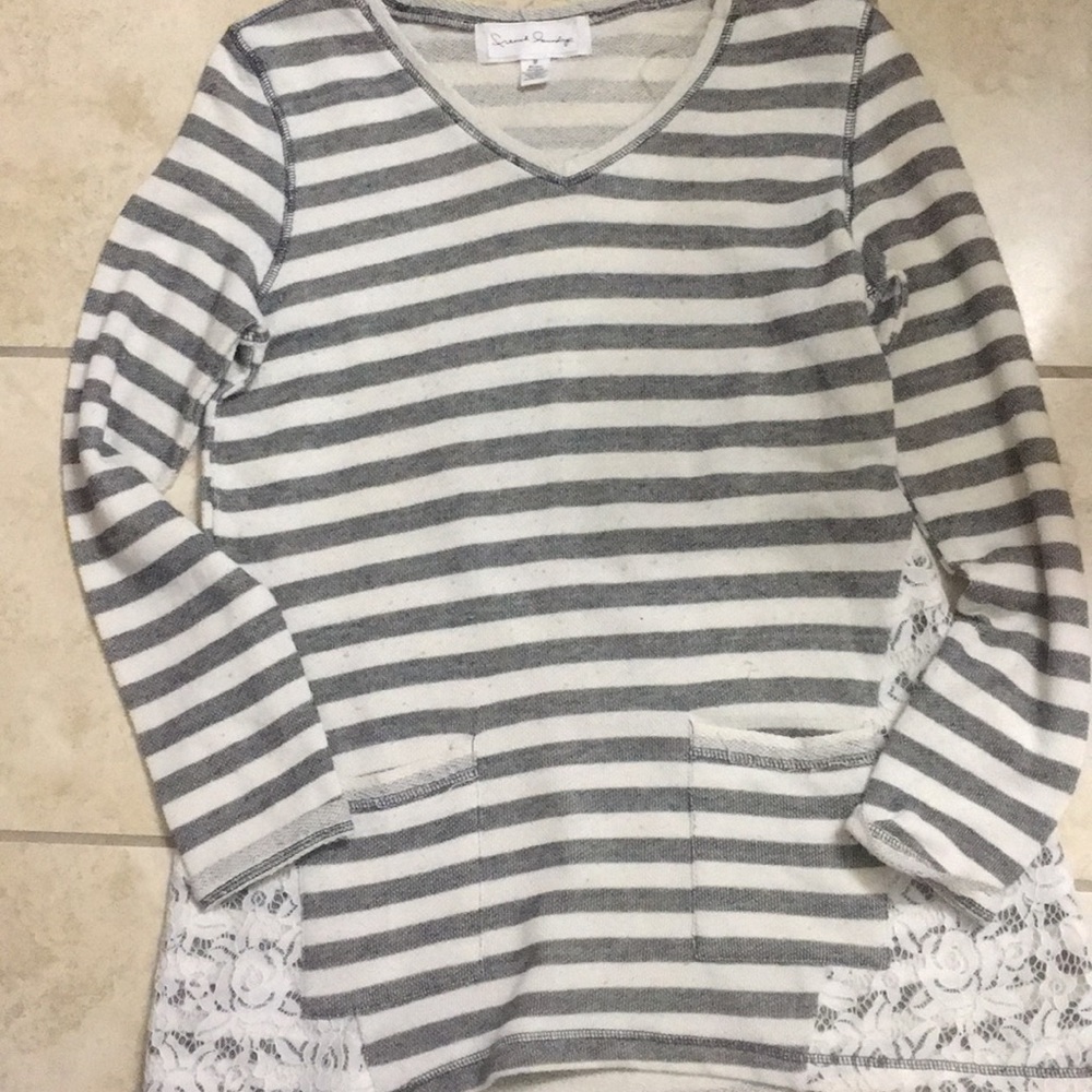 French Laundry Striped Tunic Top